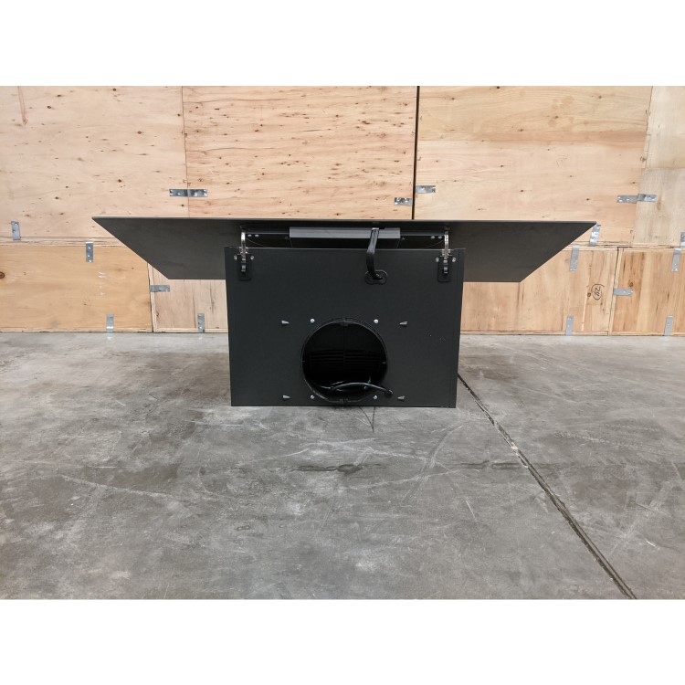 Refurbished Hotpoint PHVP87FLTK 80cm Chimney Cooker Hood Black