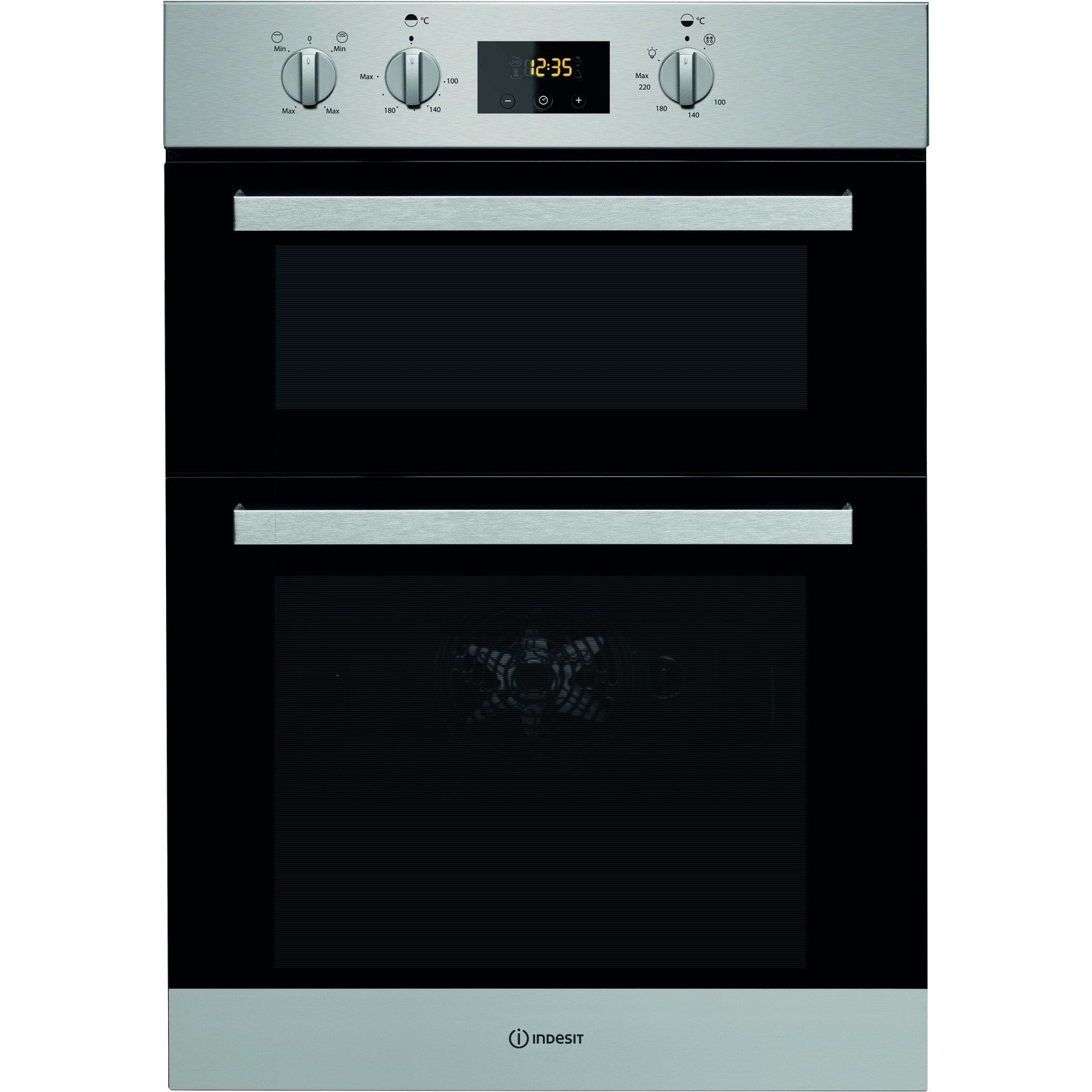 Refurbished Indesit IDD6340IX 60cm Double Built In Electric Oven