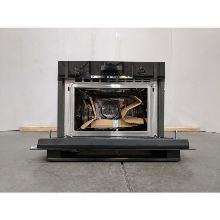 Refurbished Bosch Serie 4 CMA583MB0B Built In 44L With Grill 900W Combination Microwave Oven Black