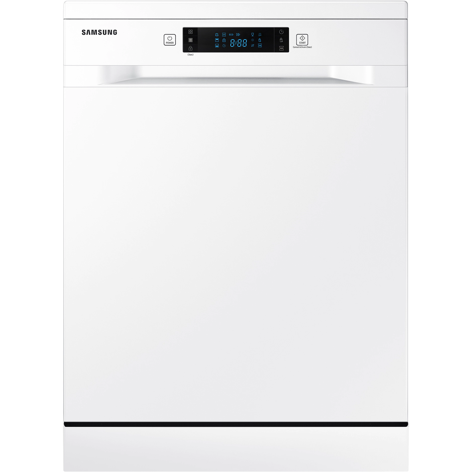 Refurbished Samsung DW60M6040FW 14 Place Freestanding Dishwasher White