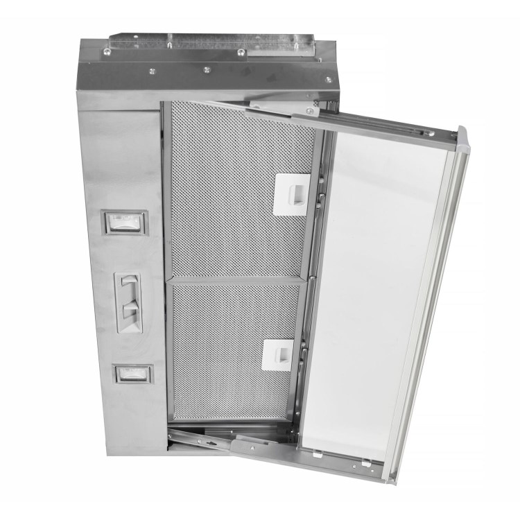Refurbished De Dietrich DHT1119X 90cm Telescopic Integrated Cooker Hood Stainless Steel