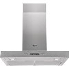 GRADE A2 - Hotpoint PHBS67FLLIX 60cm Shelf Style Chimney Cooker Hood Stainless Steel
