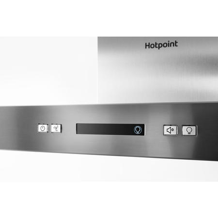 Hotpoint 60cm Slimline Chimney Cooker Hood - Stainless Steel