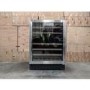 Refurbished Amica Freestanding 46 Bottle Dual Zone  Undercounter Wine Cooler Stainless Steel