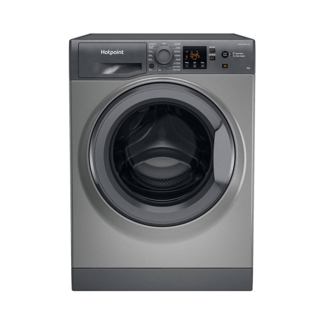 Hotpoint 8kg 1600rpm Washing Machine - Graphite