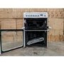 Refurbished Hotpoint HUE61PS 60cm Double Oven Electric Cooker White