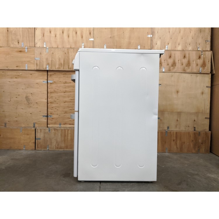 Refurbished Hotpoint HUE61PS 60cm Double Oven Electric Cooker White