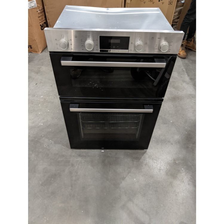 Refurbished Bosch Serie 2 MBS133BR0B Double Built In Electric Oven Stainless Steel