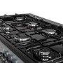 electriQ 100cm Dual Fuel Range Cooker - Slate Grey