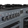 Refurbished electriQ EQRANGE100SLATE 100cm Dual Fuel Range Cooker