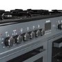 electriQ 100cm Dual Fuel Range Cooker - Slate Grey