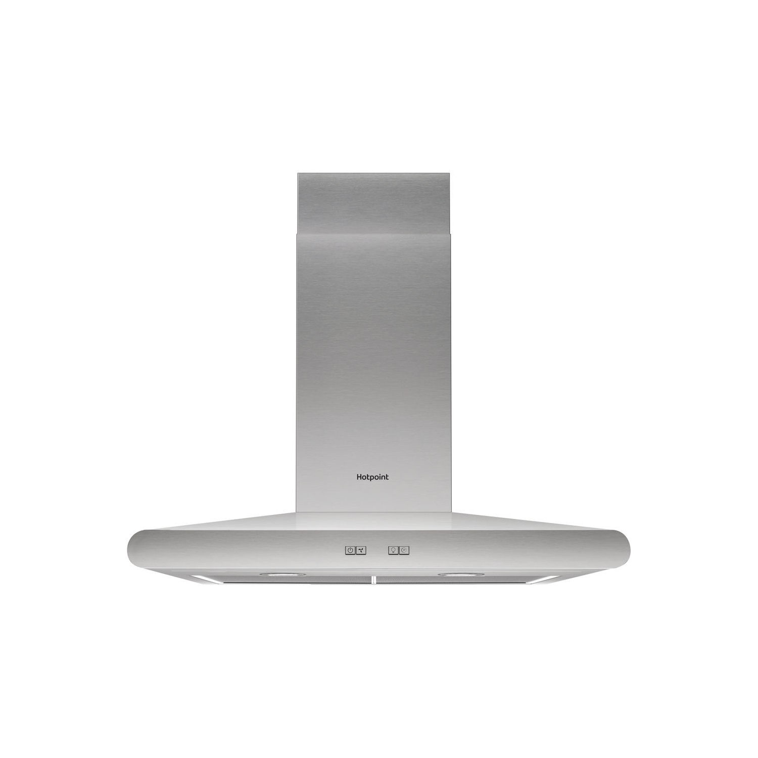 Hotpoint 70cm Chimney Cooker Hood - Stainless Steel