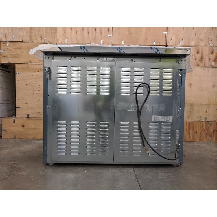 Refurbished Britannia Q Line 100cm Double Oven Dual Fuel Range Cooker Stainless Steel