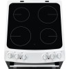 GRADE A2 - Zanussi ZCV46050WA 55cm Double Oven Electric Cooker With Ceramic Hob - White