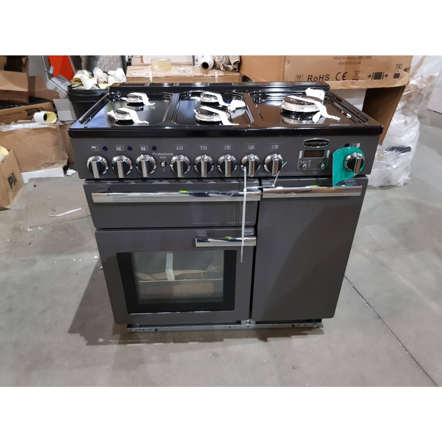 Refurbished Rangemaster Professional Deluxe PDL90DFFSLC 90cm Dual Fuel
