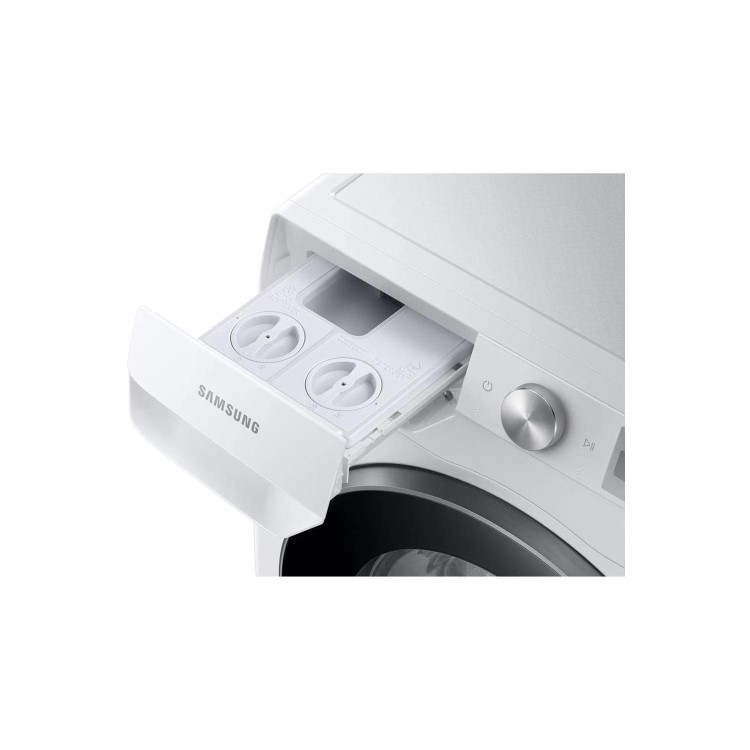 Refurbished Samsung EcoBubble WW90T634DLH Freestanding 9KG 1400 Spin Washing Machine White