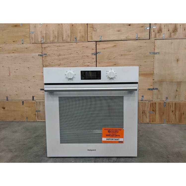 Refurbished Hotpoint SA2540HWH 60cm Single Built In Electric Oven White