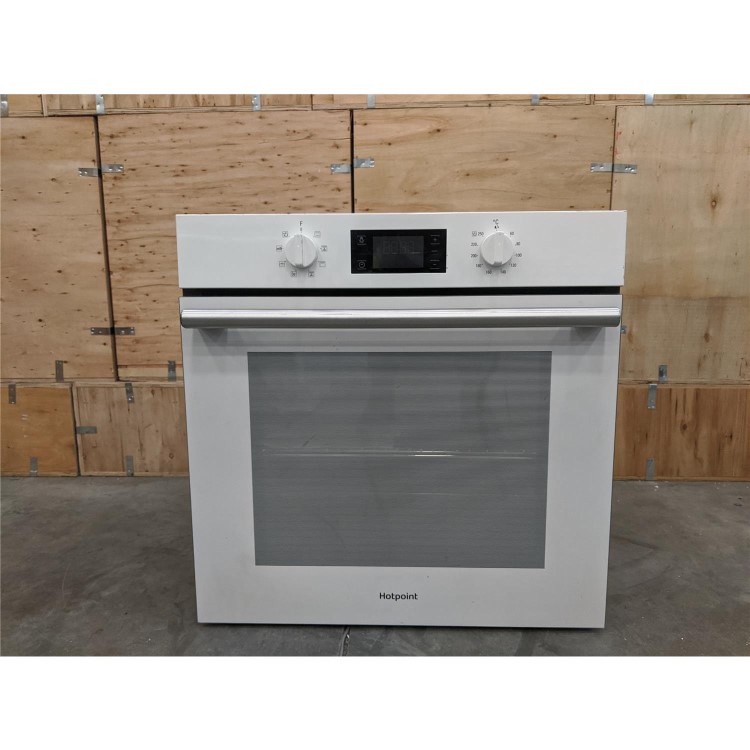 Refurbished Hotpoint SA2540HWH 60cm Single Built In Electric Oven White
