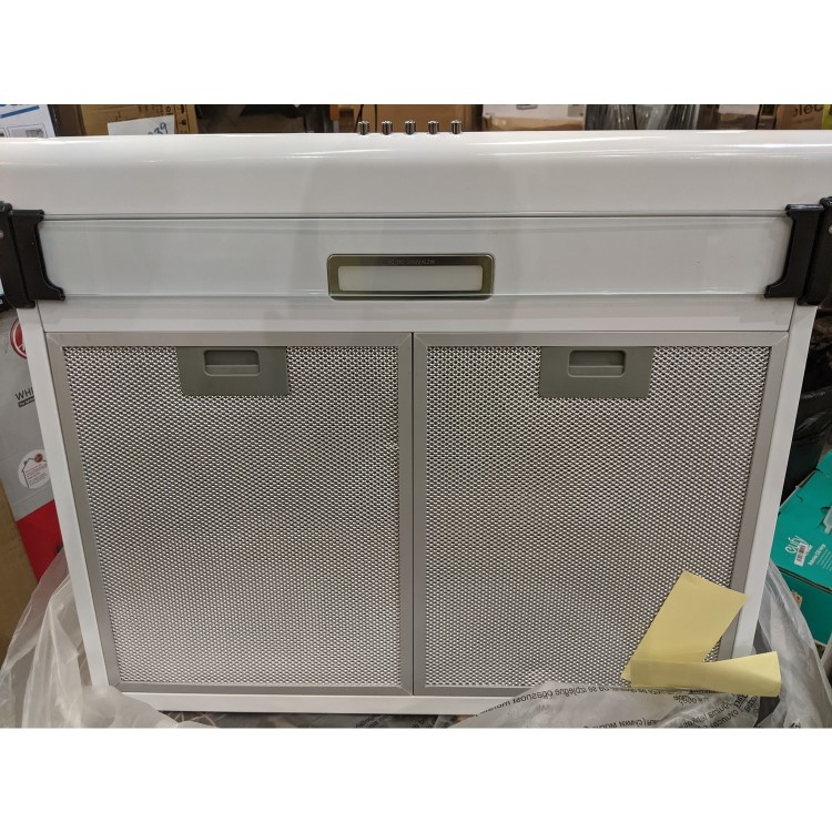 Refurbished electriQ Eiqtmvisorwh 60cm Visor Cooker Hood White