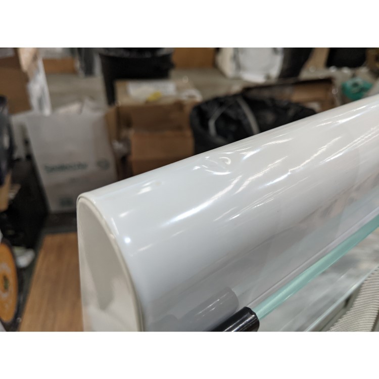 Refurbished electriQ Eiqtmvisorwh 60cm Visor Cooker Hood White