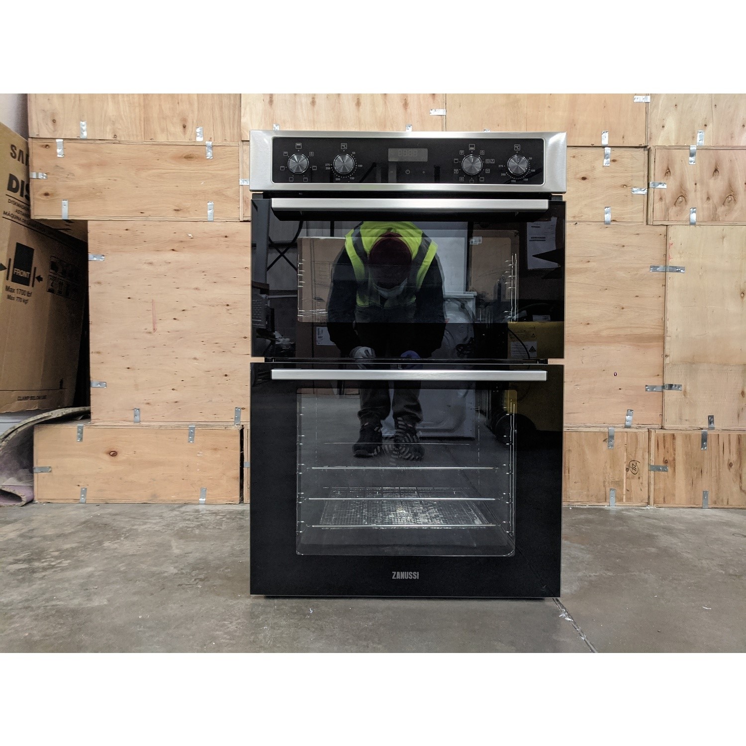 Refurbished Zanussi Series 20 ZKCNA4X1 60cm Double Built In Electric
