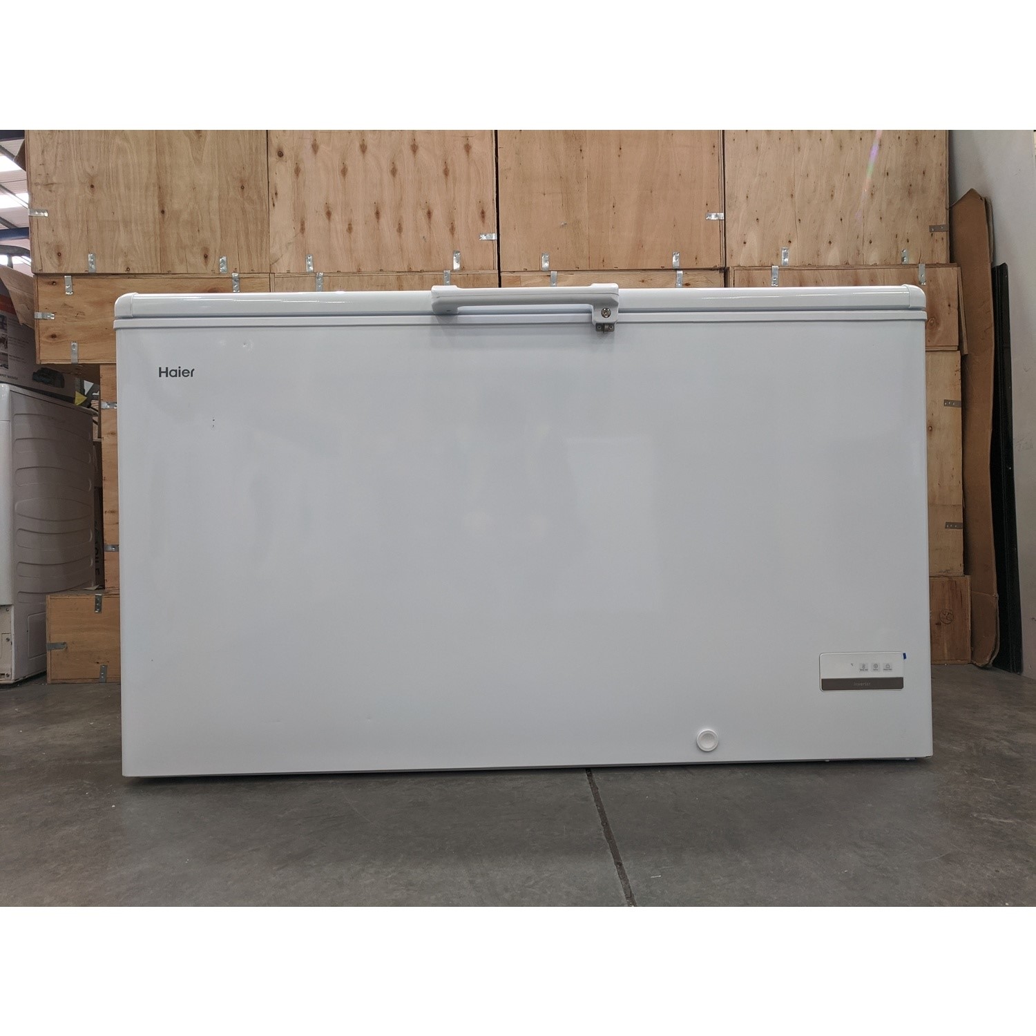 Refurbished Haier HCE429F 429 Litre Chest Freezer White 78134653/1