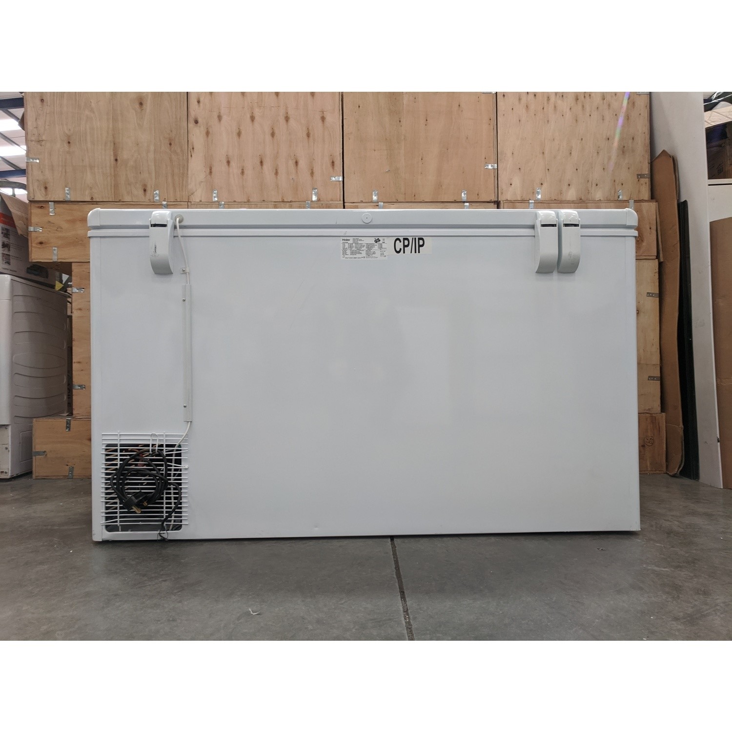 Refurbished Haier HCE429F 429 Litre Chest Freezer White 78134653/1