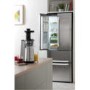 GRADE A2 - Hotpoint FFU4DX Quadrio 70cm Wide Frost Free Freestanding Fridge Freezer Stainless Steel