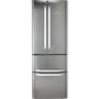 Refurbished Hotpoint FFU4DX1 Quadrio 70cm Wide Frost Free Freestanding Fridge Freezer - Stainless Steel