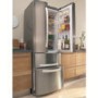 GRADE A1 - Hotpoint FFU4DX Quadrio 60/40 Frost Free Freestanding Fridge Freezer - Stainless Steel