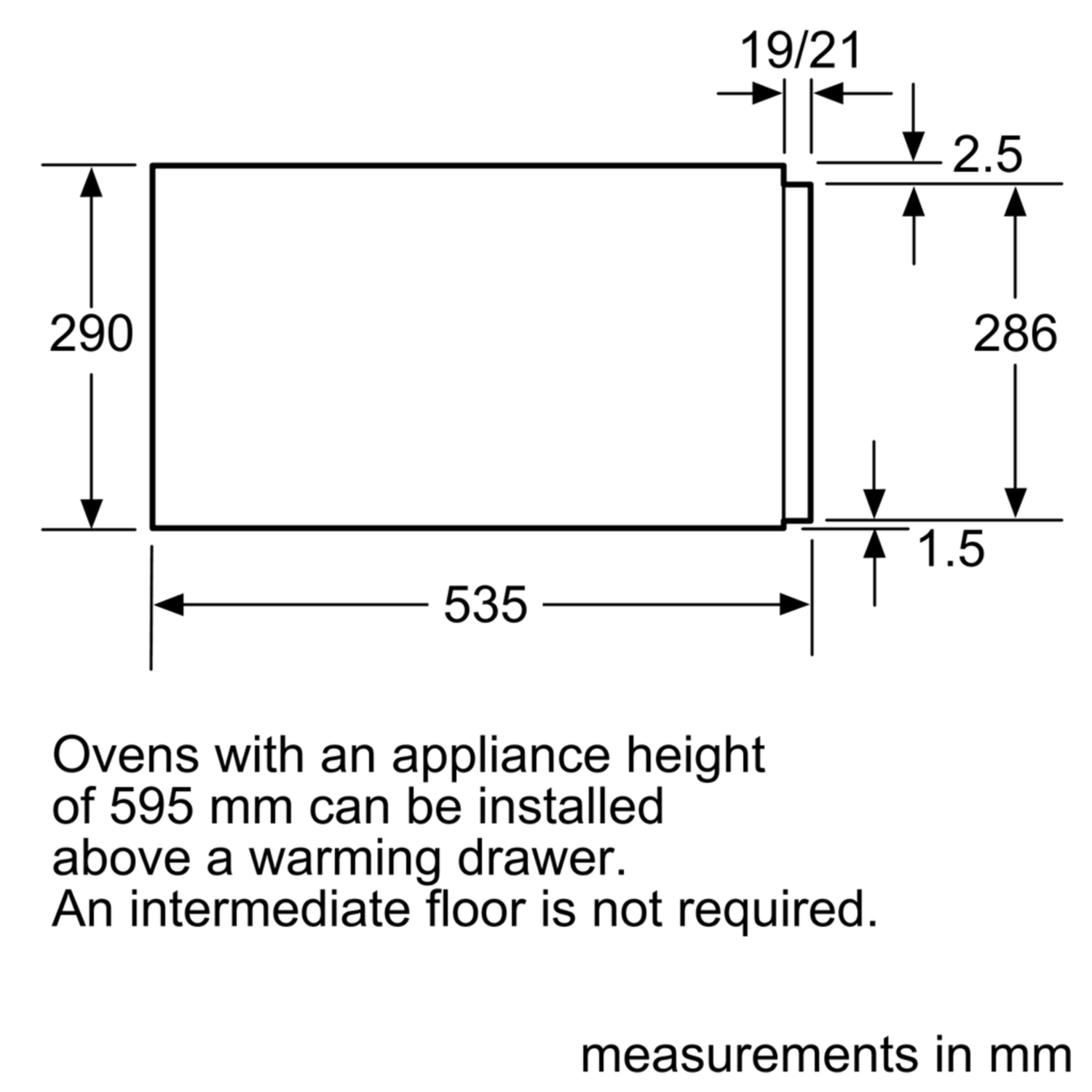 Neff Pushpull 29cm Height Warming Drawer Stainless Steel N17HH20N0B