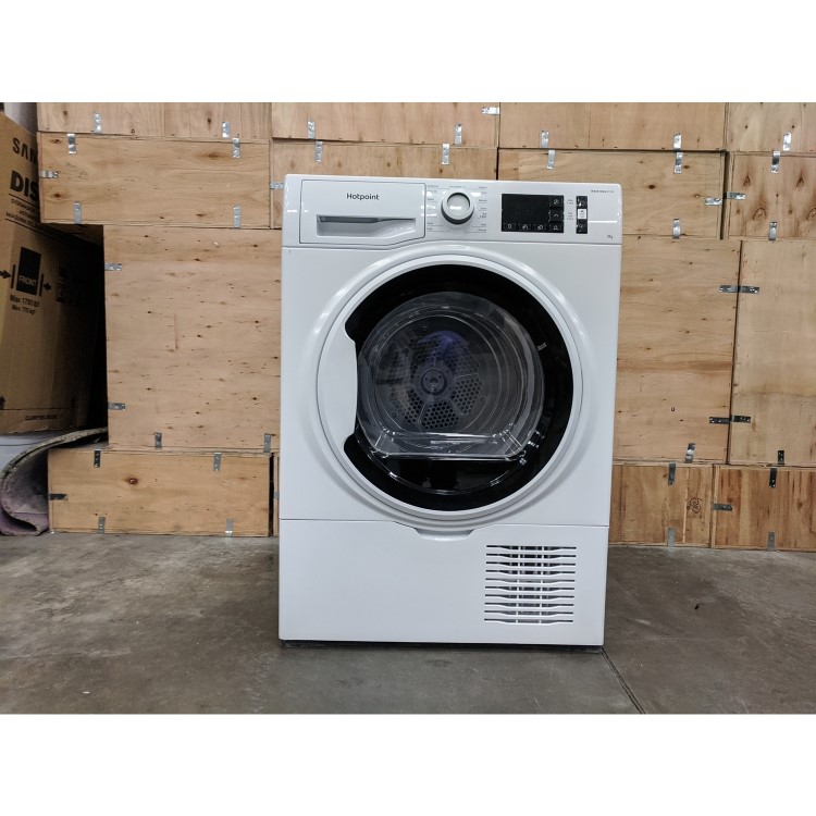 Refurbished Hotpoint H3D91WBUK Freestanding Condenser 9KG Tumble Dryer White
