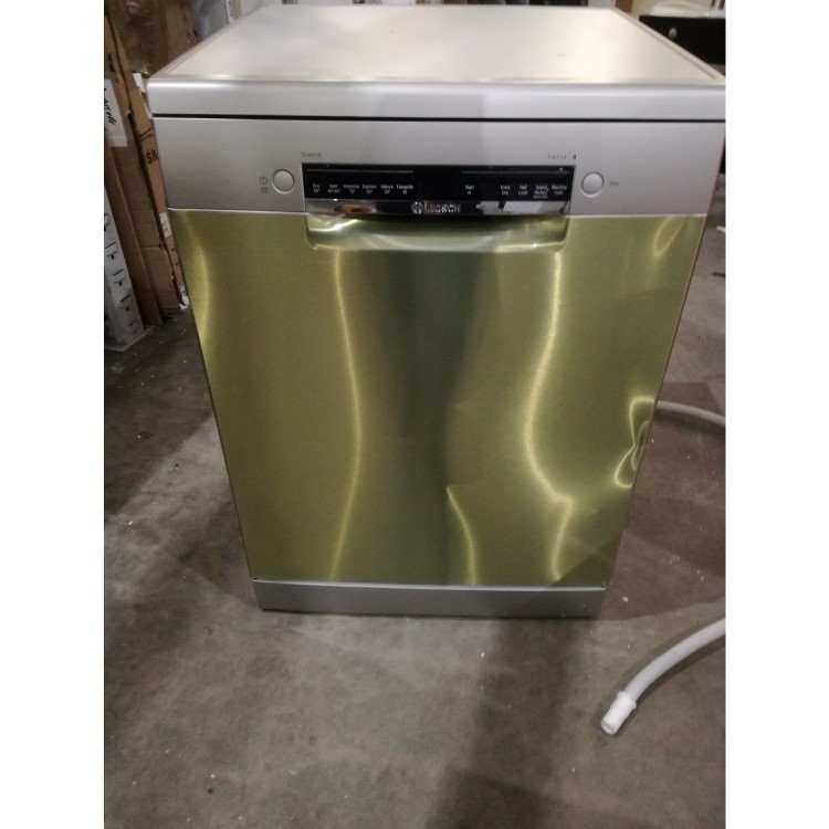 Refurbished Bosch Serie 4 SGS4HCI40G 14 Place Freestanding Dishwasher Stainless Steel