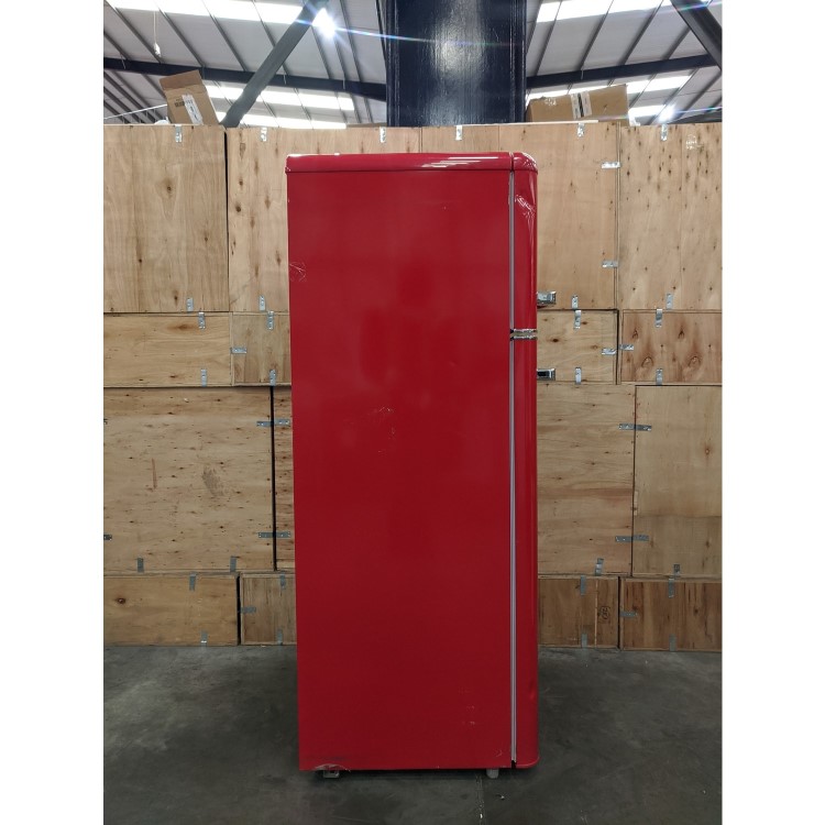 Refurbished Amica FDR2213R Freestanding 208 Litre 80/20 Fridge Freezer Red