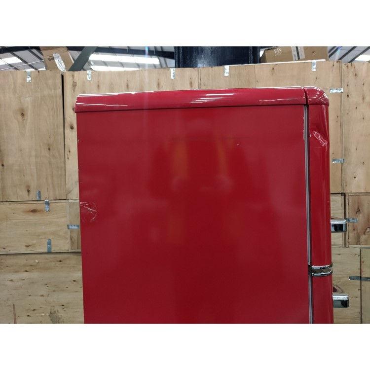 Refurbished Amica FDR2213R Freestanding 208 Litre 80/20 Fridge Freezer Red