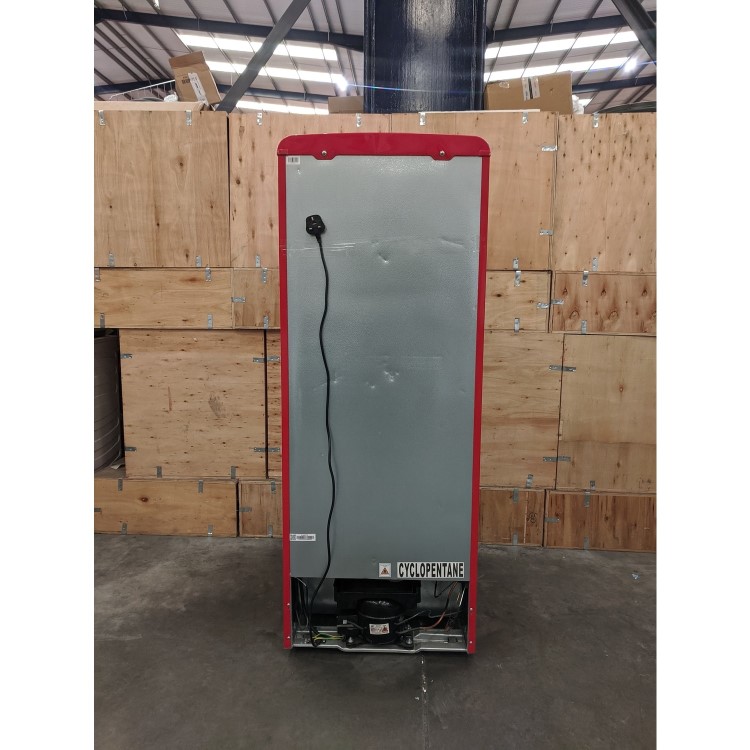 Refurbished Amica FDR2213R Freestanding 208 Litre 80/20 Fridge Freezer Red