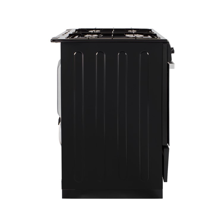 GRADE A1 - iQ 50cm Gas Cooker with Single Oven in Black