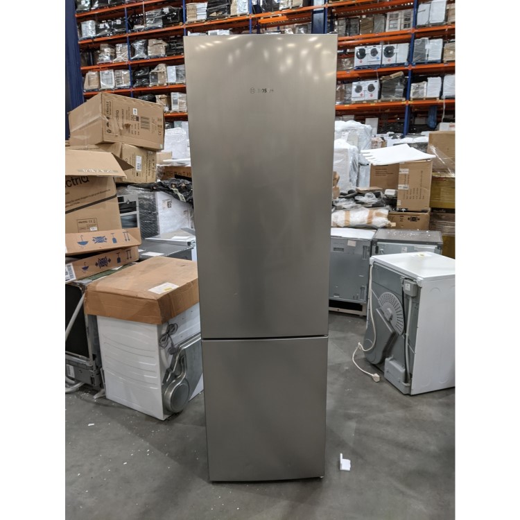 Refurbished Bosch Serie 4 KGN39VLEAG Frost Free Freestanding Fridge Freezer Stainless Steel
