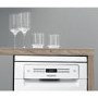 Refurbished Hotpoint HSFO3T223WUKN Slimline 10 Place Freestanding Dishwasher White