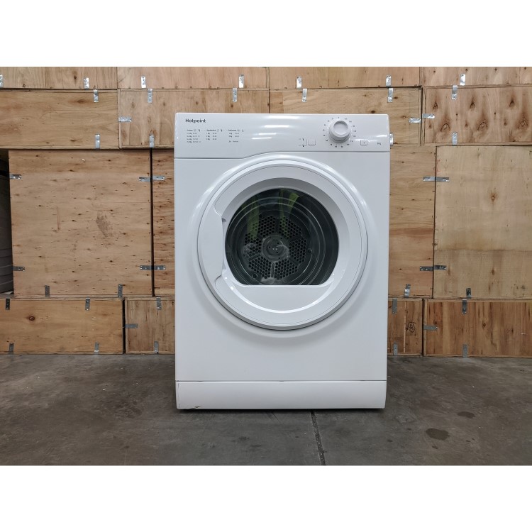 Refurbished Hotpoint H1D80WUK Freestanding Vented 8KG Tumble Dryer White