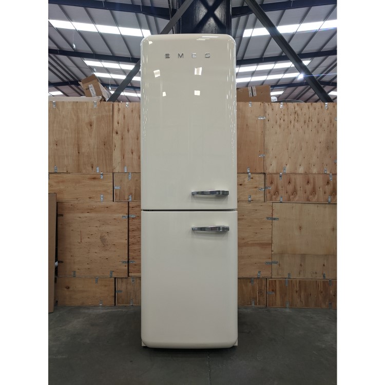 Refurbished Smeg 50's Style FAB32LCR5UK 331 Litre 60/40 Frost Free Fridge Freezer Cream