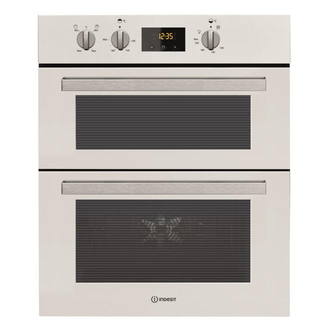 Indesit Aria Electric Built Under Double Oven - White