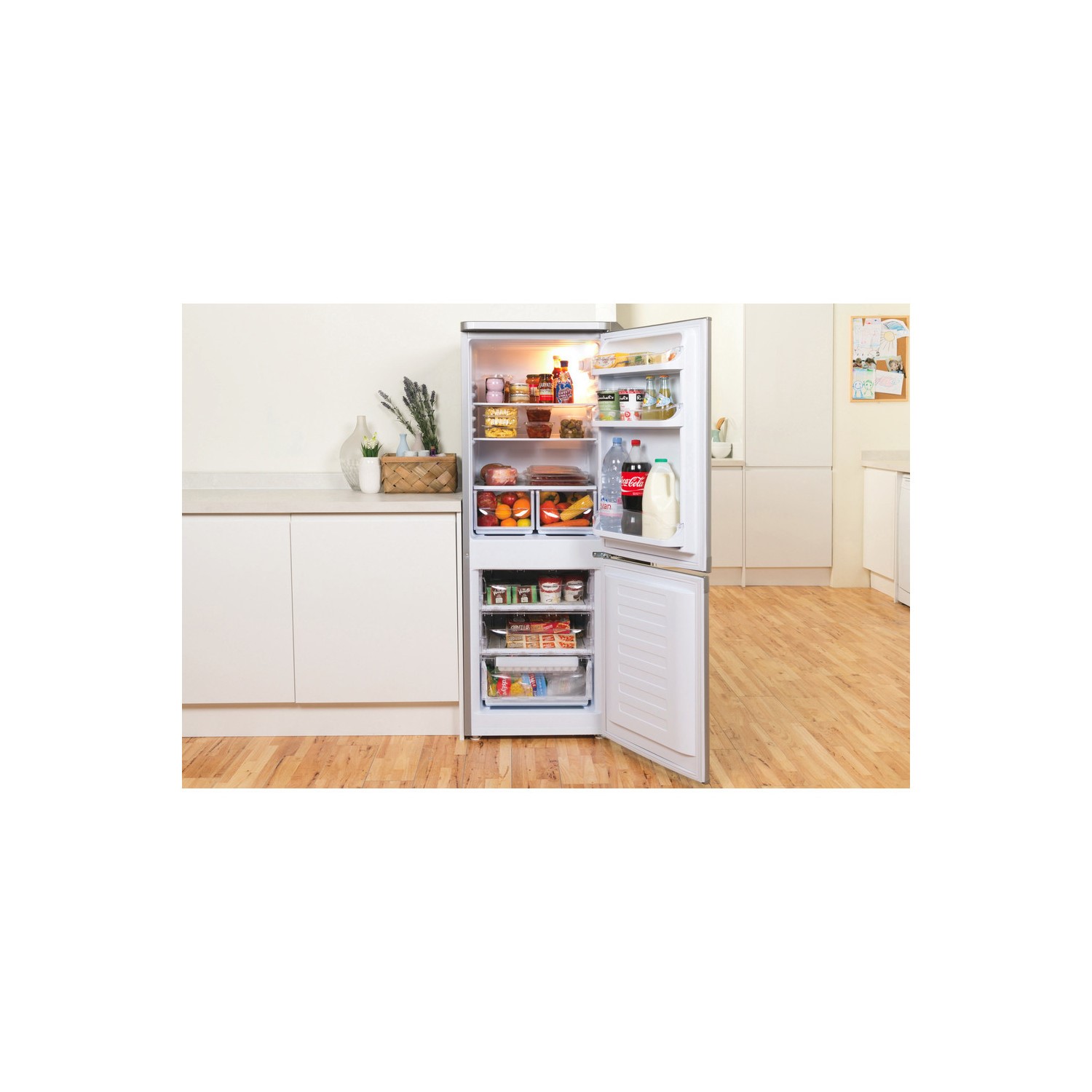 Refurbished Indesit IBD5515S1 Freestanding 208 Litre 60/40 Low Frost