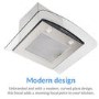 GRADE A2 - electriQ 60cm Stainless Steel Curved Glass Chimney Cooker Hood 