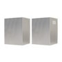 GRADE A2 - electriQ 60cm Stainless Steel Curved Glass Chimney Cooker Hood 
