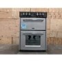 Refurbished Belling Farmhouse 60DF 60cm Double Oven Dual Fuel Mini Range Cooker Silver