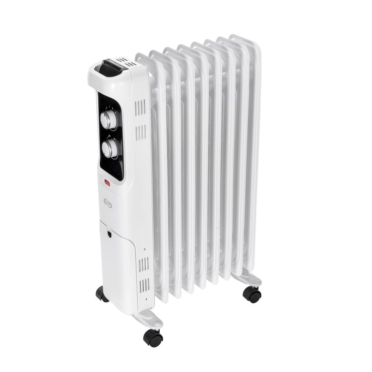 Refurbished Argo Whisper 2 kw Portable Oil Filled Radiator 8 Fin with Thermostat