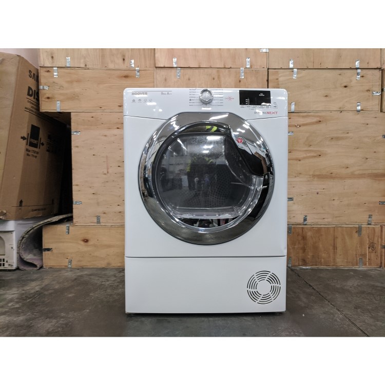 Refurbished Hoover DXH9A2DCE Smart Freestanding Heat Pump 9KG Tumble Dryer White