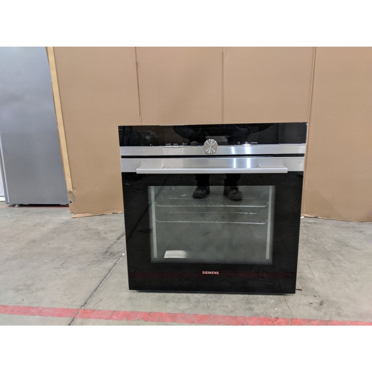 Refurbished Siemens HR678GES6B 60cm Single Built In Electric Oven Stainless Steel