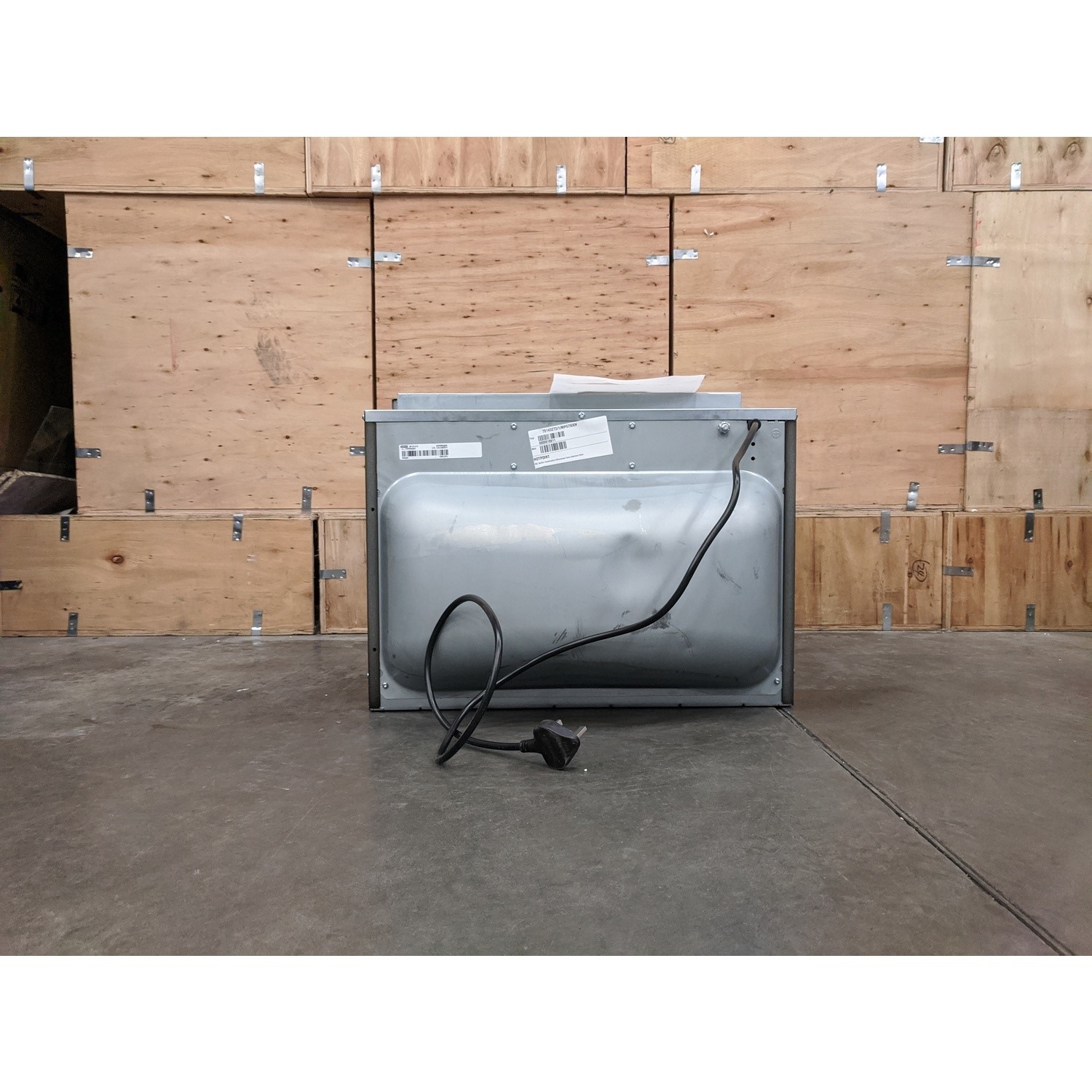 Refurbished Hotpoint MP676IXH Built In 40L 900W Combination Microwave Oven Stainless Steel